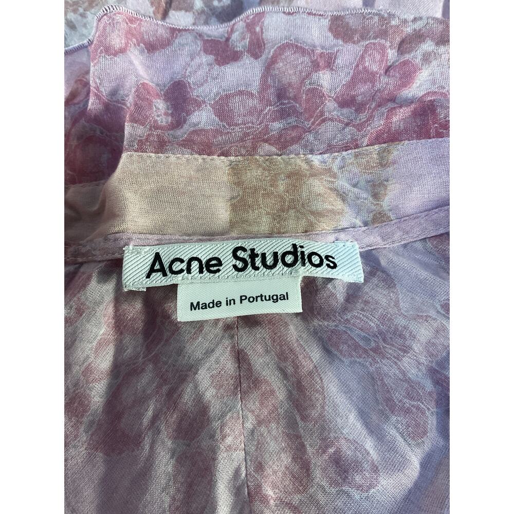 Acne Studios Sheer Pink Daftan Dress Size 40 EU / 8 US - Picture 5 of 6